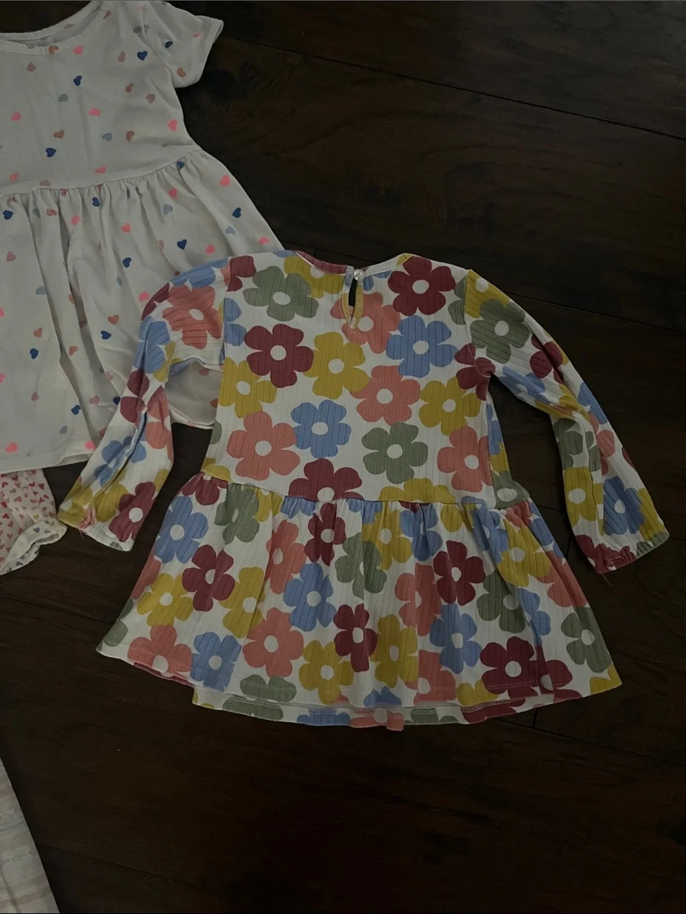 Girls Mixed Dress Lot - Hearts, Florals & Pastel Prints